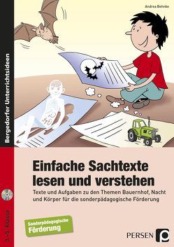 Einfache Sachtexte lesen und verstehen von Behnke,  Andrea