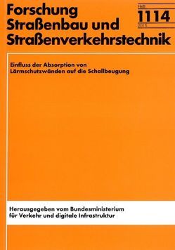 Einfluss der Absorption von Lärmschutzwänden auf die Schallbeugung von Donner,  Ulrich, Ochmann,  Martin
