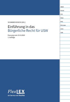 FlexLex Einführung in das Bürgerliche Recht für USW von Kissich,  Susanne