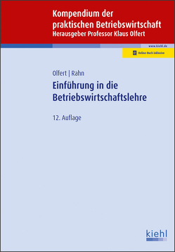 Einführung in die Betriebswirtschaftslehre von Rahn,  Horst-Joachim
