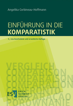 Einführung in die Komparatistik von Corbineau-Hoffmann,  Angelika