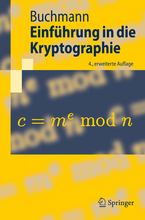 Einführung in die Kryptographie von Buchmann,  Johannes