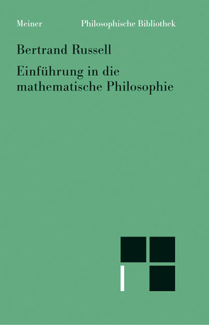 Einführung in die mathematische Philosophie von Russell,  Bertrand