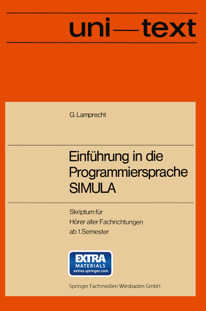 Einführung in die Programmiersprache SIMULA von Lamprecht,  Günther