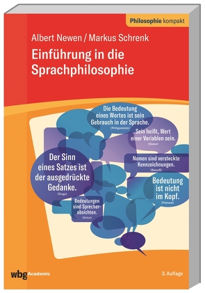 Einführung in die Sprachphilosophie von Newen,  Albert, Schrenk,  Markus
