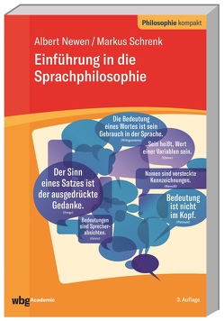 Einführung in die Sprachphilosophie von Newen,  Albert, Schrenk,  Markus