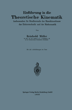 Einführung in die Theoretische Kinematik von Mueller,  Reinhold