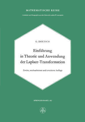 Einführung in Theorie und Anwendung der Laplace-Transformation von Doetsch,  Gustav