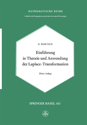 Einführung in Theorie und Anwendung der Laplace-Transformation von Doetsch,  G.