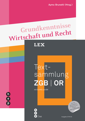 Spezialangebot «Textsammlung ZGB | OR» und «Grundkenntnisse Wirtschaft und Recht» von Balmer-Zahnd,  Rahel, Brunetti,  Aymo, Friedli,  Vera, Müller Vasquez Callo,  Renato C, Müller,  Adrian S.