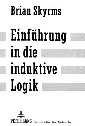 Einführung in die induktive Logik von Dorn,  Georg