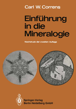 Einführung in die Mineralogie von Correns,  Carl W., Koritnig,  Sigmund, Zemann,  Josef