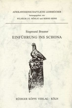 Einführung ins Schona von Brauner,  Siegmund, Huni,  Samson