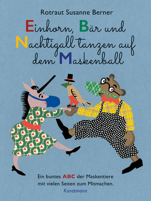 Einhorn, Bär und Nachtigall tanzen auf dem Maskenball von Berner,  Rotraut Susanne
