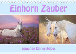 Einhorn Zauber – anmutige Einhornbilder (Tischkalender 2023 DIN A5 quer) von Brunner-Klaus,  Liselotte