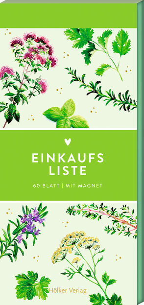 Einkaufsliste (Kräuter, Hölker Küchenpapeterie)