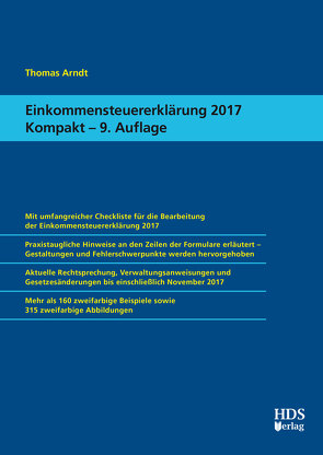 Einkommensteuererklärung 2017 Kompakt von Arndt,  Thomas