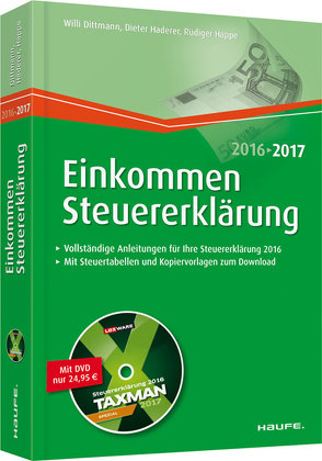 Einkommensteuererklärung 2019/2020 – inkl. DVD von Dittmann,  Willi, Haderer,  Dieter, Happe,  Rüdiger