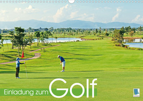 Einladung zum Golf (Wandkalender 2023 DIN A3 quer) von CALVENDO