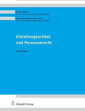 Einleitungsartikel und Personenrecht von Hofer,  Sibylle, Hrubesch-Millauer,  Stephanie