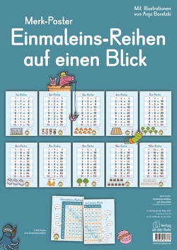 Einmaleins-Reihen auf einen Blick von Boretzki,  Anja, Verlag an der Ruhr,  Redaktionsteam