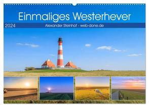 Einmaliges Westerhever (Wandkalender 2024 DIN A2 quer), CALVENDO Monatskalender von Steinhof,  Alexander