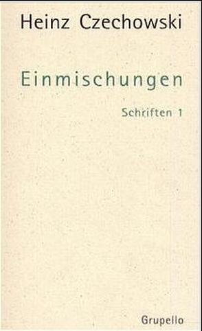 Einmischungen von Czechowski,  Heinz