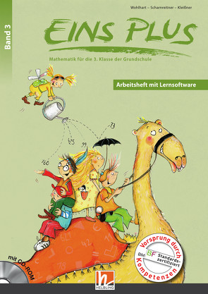 EINS PLUS 3. Ausgabe Deutschland. Arbeitsheft mit Lernsoftware von Kleißner,  Elisa, Scharnreitner,  Michael, Wohlhart,  David