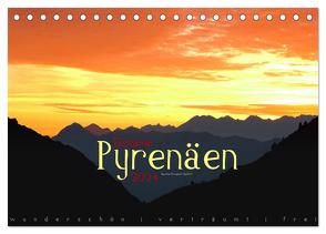 Einsame Pyrenäen (Tischkalender 2024 DIN A5 quer), CALVENDO Monatskalender von Wegener-Radloff,  Sascha
