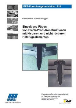 Einseitiges Fügen von Blech-Profil-Konstruktionen mit lösbaren und nicht lösbaren Hilfsfügeelementen von Flüggen,  Frederic, Hahn,  Ortwin