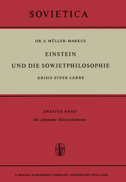 Einstein und die Sowjetphilosophie von Müller-Markus,  S.