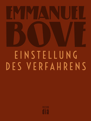 Einstellung des Verfahrens von Bove,  Emmanuel, Laux,  Thomas