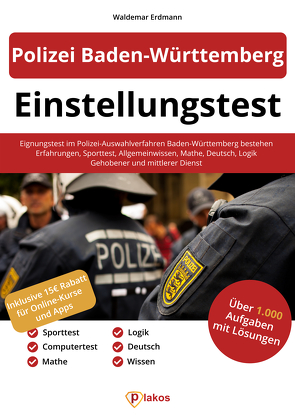 Einstellungstest Polizei Baden-Württemberg von Erdmann,  Waldemar