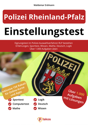 Einstellungstest Polizei Rheinland-Pfalz von Erdmann,  Waldemar
