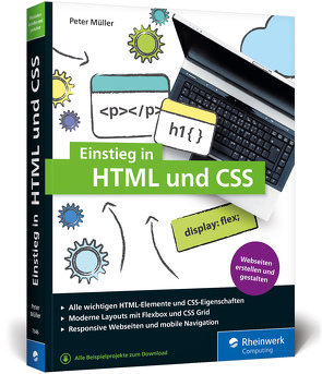 Einstieg in HTML und CSS von Müller,  Peter