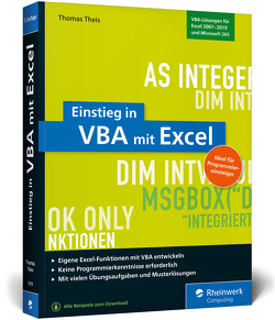 Einstieg in VBA mit Excel von Theis,  Thomas