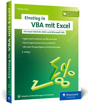 Einstieg in VBA mit Excel von Theis,  Thomas