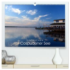 EINTAUCHEN – Cospudener See (hochwertiger Premium Wandkalender 2024 DIN A2 quer), Kunstdruck in Hochglanz von Manz,  Katrin