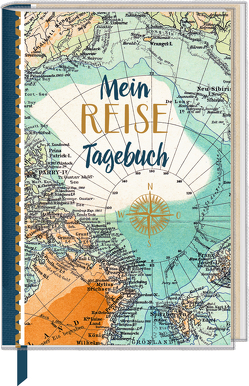 Eintragbuch mit Sammeltasche – Mein Reisetagebuch (Landkarte)