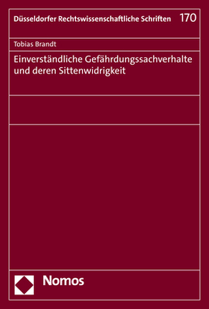 Einverständliche Gefährdungssachverhalte und deren Sittenwidrigkeit von Brandt,  Tobias