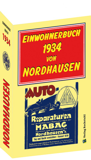 Einwohnerbuch 1934 von NORDHAUSEN Stadt