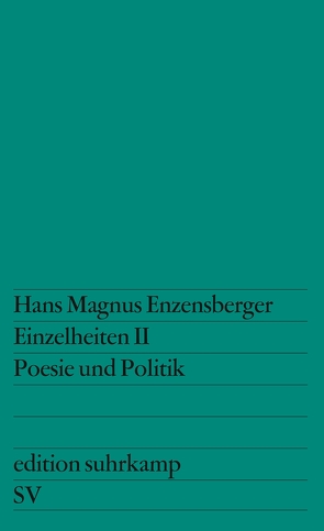 Einzelheiten II von Enzensberger,  Hans Magnus