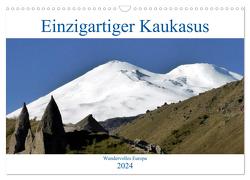Einzigartiger Kaukasus (Wandkalender 2024 DIN A3 quer), CALVENDO Monatskalender von cycleguide,  cycleguide