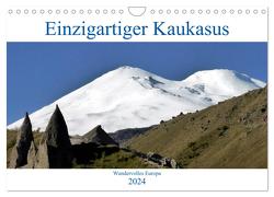 Einzigartiger Kaukasus (Wandkalender 2024 DIN A4 quer), CALVENDO Monatskalender von cycleguide,  cycleguide