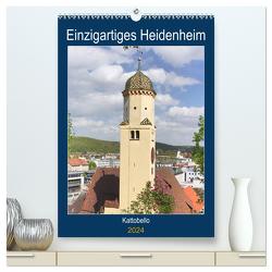 Einzigartiges Heidenheim (hochwertiger Premium Wandkalender 2024 DIN A2 hoch), Kunstdruck in Hochglanz von Kattobello,  Kattobello