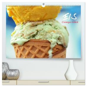 Eis. Cremiges Glück (hochwertiger Premium Wandkalender 2024 DIN A2 quer), Kunstdruck in Hochglanz von Stanzer,  Elisabeth