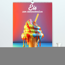 Eis zum dahinschmelzen (Premium, hochwertiger DIN A2 Wandkalender 2024, Kunstdruck in Hochglanz) von Brunner-Klaus,  Liselotte