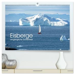 Eisberge – vergängliche Schönheit (hochwertiger Premium Wandkalender 2024 DIN A2 quer), Kunstdruck in Hochglanz von calmbacher,  Christiane