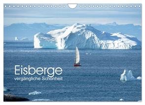Eisberge – vergängliche Schönheit (Wandkalender 2024 DIN A4 quer), CALVENDO Monatskalender von calmbacher,  Christiane