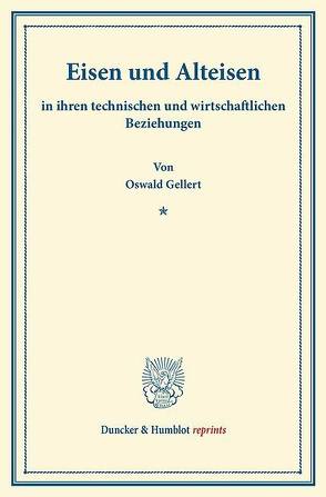 Eisen und Alteisen von Gellert,  Oswald